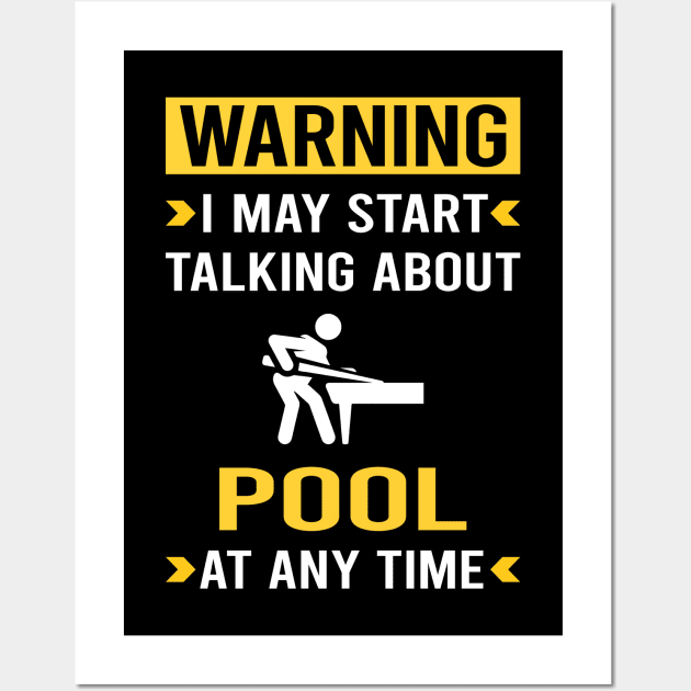 Warning Pool Wall Art by Good Day